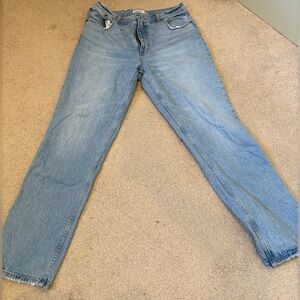 Abercrombie 90’s straight ultra high rise jeans